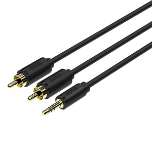 Premium Aux Audio Cable 3.5mm to 2 RCA 1.5m Y-C938BK Unitek