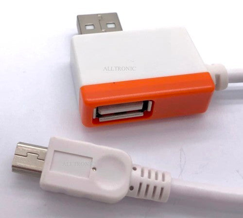Mini USB Cable to USB AM + USB Hub Y2012 Unitek