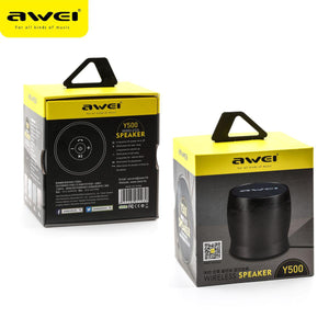 Awei Y500 Wireless Speaker Bluetooth with  Built-in Microphone (Grey/Gold/Silver)