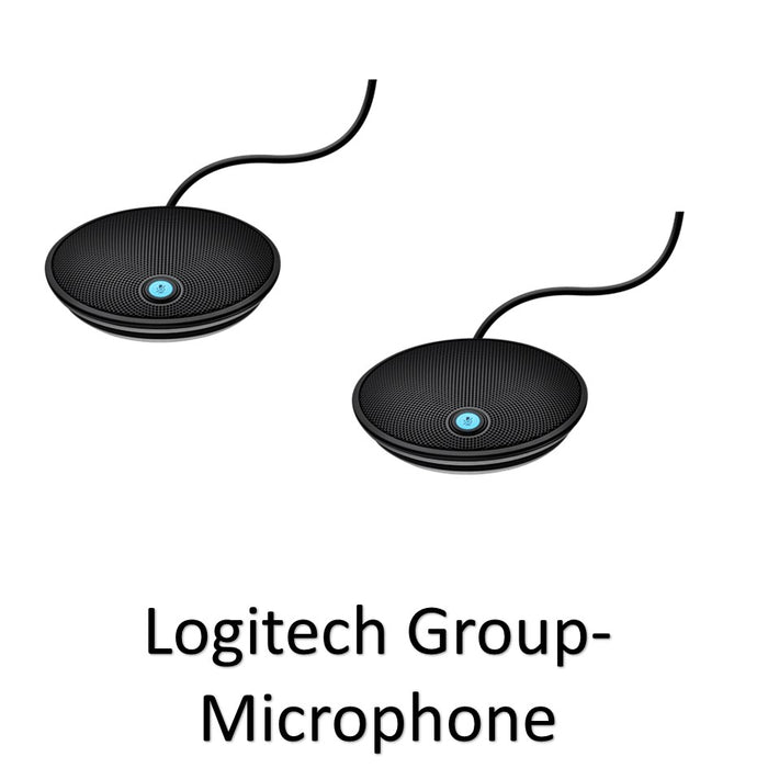 Logitech Group Expansion Microphones ( Add-on mics for larger groups)/ 2-Year Warranty