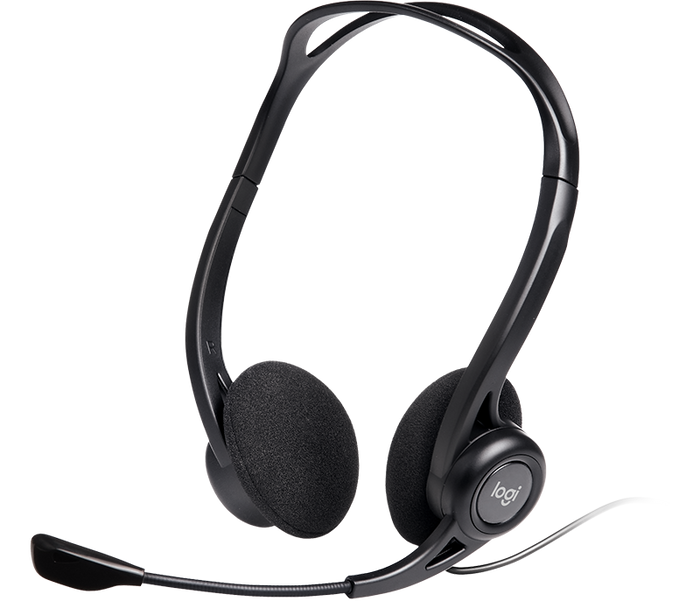 Logitech Stereo Headset H370 USB with Digital Audio / Noice Canceling Mic Usb