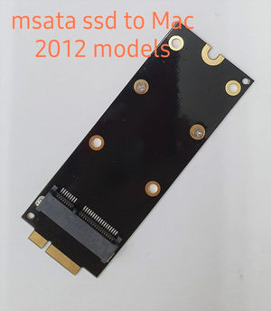 Converter Msata SSD to 17+7pin connector for 2012 Macbook Pro Retina iMac