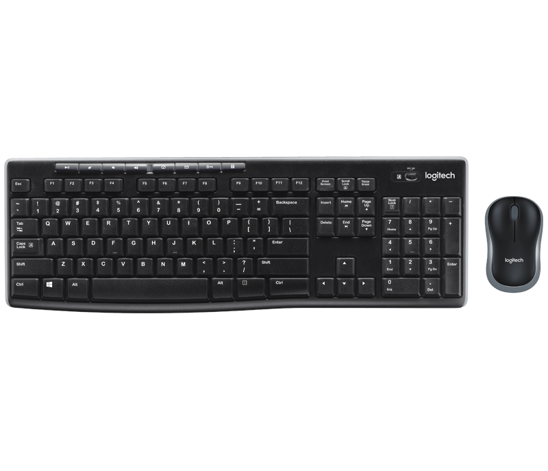 Logitech MK270R Wireless Combo Keyboard and Mouse P/N: 920-006314